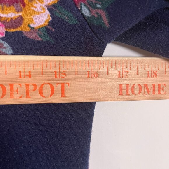 JOULES 1/4 Zip Sweatshirt Floral Little Girl size 7-8 Outdoors Layers - Picture 6 of 13